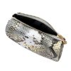 VerMari 3907 szürke kígyóbőr mintás női marhabőr pénztárca 13.5 x 9 x 3.5 cm