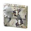 VerMari 78848 szürke kígyóbőr mintás női bőr pénztárca 10.5 x 10 x 3.5 cm