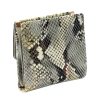 VerMari 78848 szürke kígyóbőr mintás női bőr pénztárca 10.5 x 10 x 3.5 cm