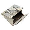 VerMari 78848 szürke kígyóbőr mintás női bőr pénztárca 10.5 x 10 x 3.5 cm
