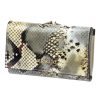 VerMari 55020 szürke kígyóbőr mintás női bőr pénztárca 13.5 x 9 x 3 cm