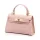 Luka 24-002 rózsaszín női bőr kézitáska, oldalpánttal 21 x 14 x 8 cm