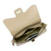 Luka 24-063 drapp női bőr válltáska 28 x 14.5 x 9.5 cm 