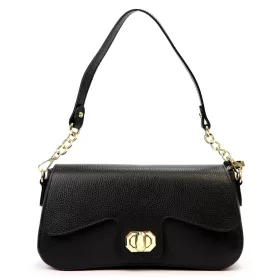 Luka 24-063 bézs női bőr válltáska 28 x 14.5 x 9.5 cm