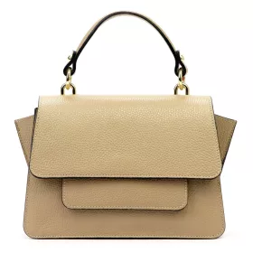 Luka 24-064 drapp női bőr kézitáska 27 x 17 x 10 cm