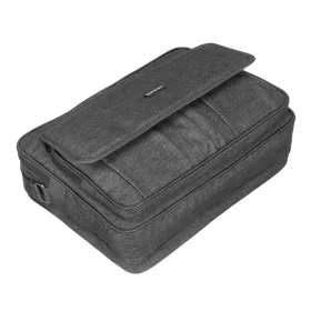   Rovicky R-6519 szürke laptop oldaltáska, aktatáska 40 x 29 x 17 cm