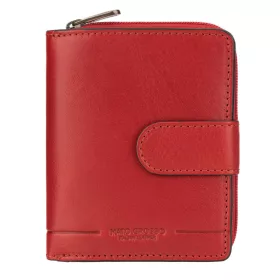   Mato Grosso 0820-40 RFID piros női bőr pénztárca 12.5 x 10.5 x 3 cm