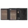 Mato Grosso 0859-60 RFID fekete férfi bőr pénztárca 9.5 x 12.5 x 2 cm