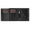 Mato Grosso 0859-60 RFID fekete férfi bőr pénztárca 9.5 x 12.5 x 2 cm