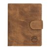 EL FORREST 703-08 RFID barna férfi bőr pénztárca 10 x 13 x 3 cm