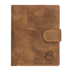   EL FORREST 703-08 RFID barna férfi bőr pénztárca 10 x 13 x 3 cm