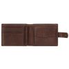EL FORREST 709-220 RFID barna férfi bőr pénztárca 13 x 9.5 x 3 cm