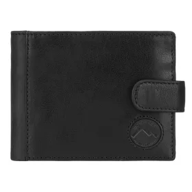   EL FORREST 709-610 RFID fekete férfi bőr pénztárca 13 x 9.5 x 3 cm