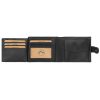 EL FORREST 709-610 RFID fekete férfi bőr pénztárca 13 x 9.5 x 3 cm