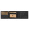 EL FORREST 709/A-610 RFID fekete férfi bőr pénztárca 13 x 9.5 x 3 cm