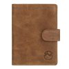 EL FORREST 712-08 RFID barna férfi bőr pénztárca 10 x 13 x 3 cm