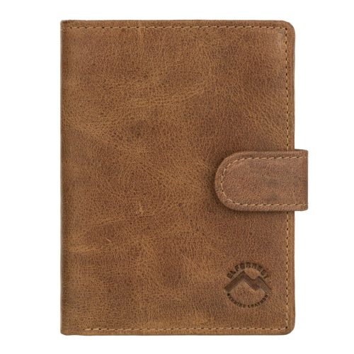 EL FORREST 712-08 RFID barna férfi bőr pénztárca 10 x 13 x 3 cm
