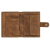EL FORREST 712-08 RFID barna férfi bőr pénztárca 10 x 13 x 3 cm