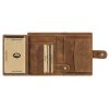 EL FORREST 712-08 RFID barna férfi bőr pénztárca 10 x 13 x 3 cm