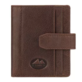   EL FORREST 713-22 RFID barna férfi bőr pénztárca és kártyatartó 8.5 x 9.5 x 2 cm
