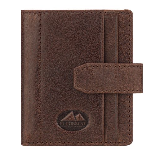 EL FORREST 713-22 RFID barna férfi bőr pénztárca és kártyatartó 8.5 x 9.5 x 2 cm