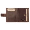 EL FORREST 713-22 RFID barna férfi bőr pénztárca és kártyatartó 8.5 x 9.5 x 2 cm