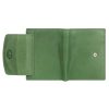 EL FORREST 727-16 RFID zöld női bőr pénztárca 12.5 x 10.5 x 3 cm