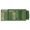 EL FORREST 727-16 RFID zöld női bőr pénztárca 12.5 x 10.5 x 3 cm