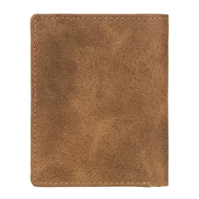   EL FORREST 728-08 RFID konyak férfi bőr pénztárca 9 x 11 x 2.5 cm