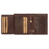 EL FORREST 728-220 RFID barna férfi bőr pénztárca 12.5 x 10.5 x 3 cm