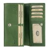 EL FORREST 743-16 RFID zöld női bőr pénztárca 18.5 x 9 x 3.5 cm