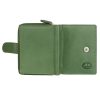 EL FORREST 820-16 RFID zöld női bőr pénztárca 9.5 x 11 x 2.5 cm