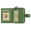 EL FORREST 820-16 RFID zöld női bőr pénztárca 9.5 x 11 x 2.5 cm