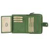 EL FORREST 820-16 RFID zöld női bőr pénztárca 9.5 x 11 x 2.5 cm