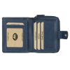 EL FORREST 820-35 RFID navy női bőr pénztárca 9.5 x 11 x 2.5 cm
