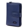 EL FORREST 821-35 RFID navy női bőr pénztárca 8.5 x 13 x 3 cm
