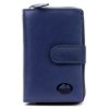 EL FORREST 821-35 RFID navy női bőr pénztárca 8.5 x 13 x 3 cm