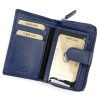 EL FORREST 821-35 RFID navy női bőr pénztárca 8.5 x 13 x 3 cm
