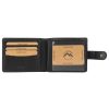 EL FORREST 850-610 RFID fekete férfi bőr pénztárca 12 x 9 x 3 cm