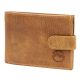 EL FORREST 851-08 RFID barna férfi bőr pénztárca 12 x 8.3 x 3 cm
