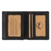 EL FORREST 854-610 RFID fekete férfi bőr pénztárca 8 x 10 x 2 cm