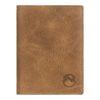 EL FORREST 859-08 RFID konyak férfi bőr pénztárca 10 x 12.8 x 2.8 cm