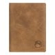 EL FORREST 859-08 RFID konyak férfi bőr pénztárca 10 x 12.8 x 2.8 cm