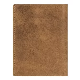   EL FORREST 859-08 RFID konyak férfi bőr pénztárca 10 x 12.8 x 2.8 cm