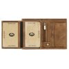 EL FORREST 859-08 RFID konyak férfi bőr pénztárca 10 x 12.8 x 2.8 cm