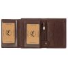 EL FORREST 859-220 RFID barna férfi bőr pénztárca 10 x 12.8 x 2.8 cm