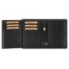 EL FORREST 859-610 RFID fekete férfi bőr pénztárca 10 x 12.8 x 2.8 cm