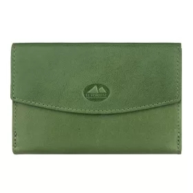   EL FORREST 866-16 RFID zöld női bőr pénztárca 10 x 14 x 3 cm
