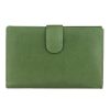 EL FORREST 866-16 RFID zöld női bőr pénztárca 10 x 14 x 3 cm