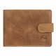 EL FORREST 892-08 RFID konyak férfi bőr pénztárca 12 x 9 x 3 cm
